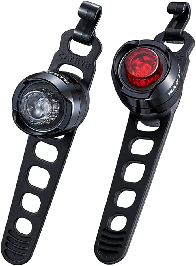 Cateye orb light set (front and rear) – TravelScoot UK